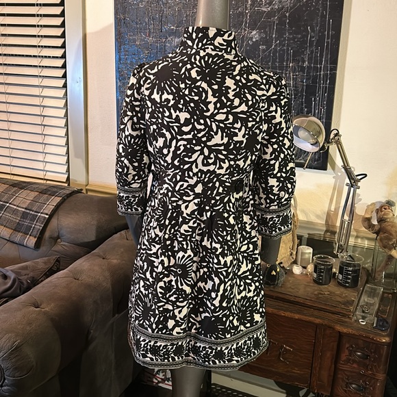 S D II Print 3/4 Sleeve Jacket - Picture 2 of 9